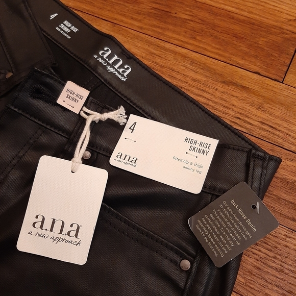 a.n.a high rise black jeans - Picture 10 of 11